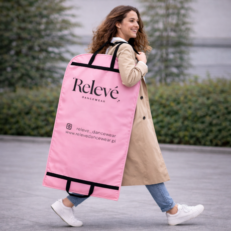 Pokrowiec na stroje- RÓŻOWY